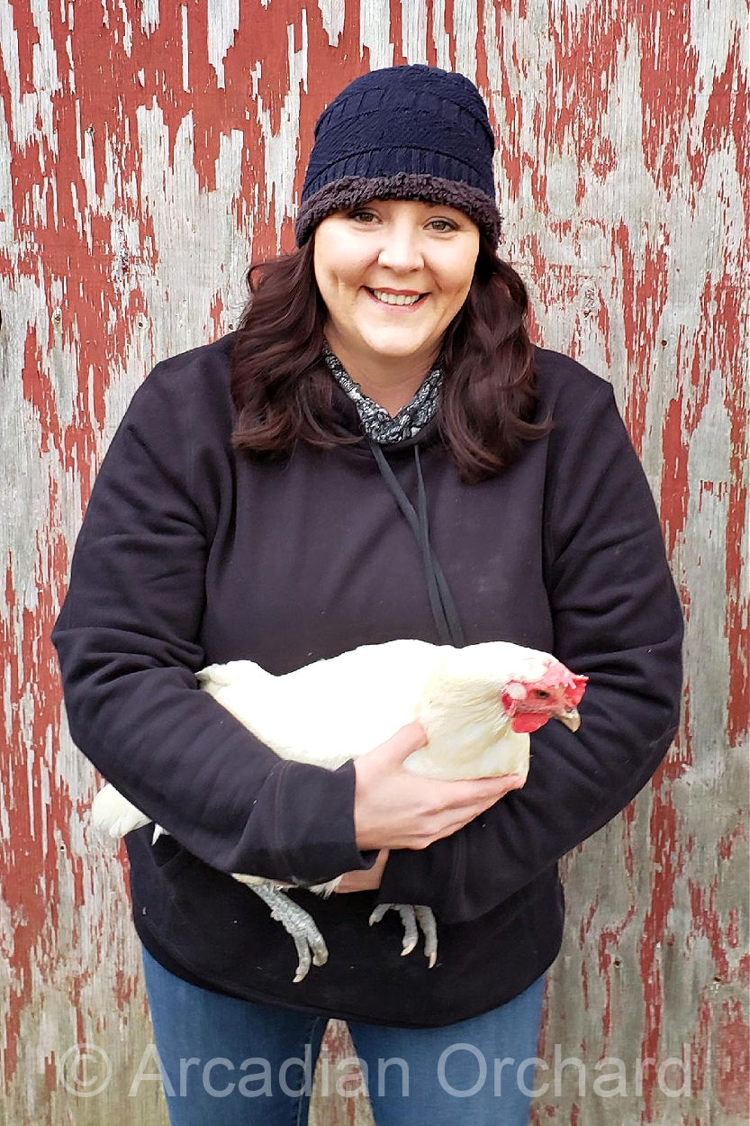 Mandelyn Royal, farmer/owner of Arcadian Orchard in SW Ohio.